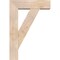 Ekena Millwork Traditional Block Smooth Bracket w/ Offset Brace, Douglas Fir, 7 1/2"W x 26"D x 38"H BKT0806X26X38TRA05SDF - alternate 3